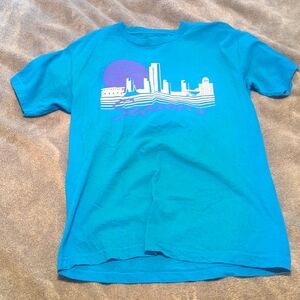 Seasons skate shop Albany NY skyline tshirt